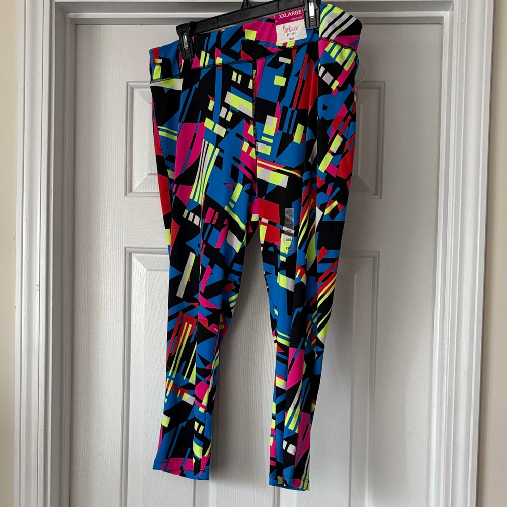 Flirtitude Colorful Abstract Leggings